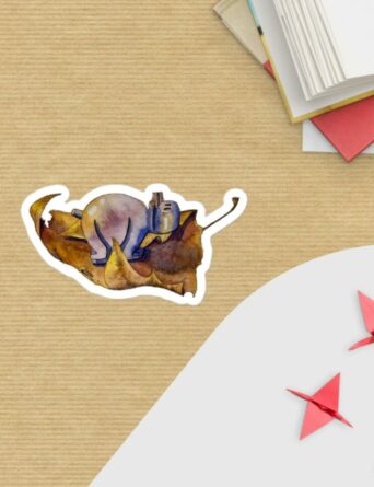 Hyppocool - Autocollant découpé sur mesure